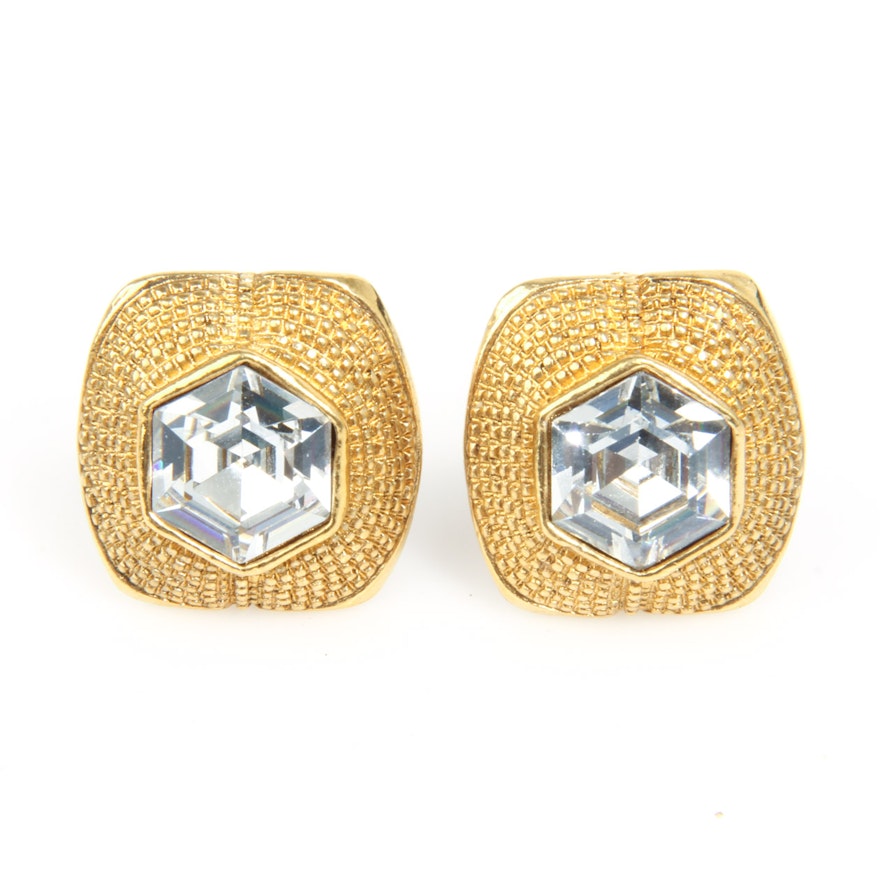 Vintage Chanel Clip-On Earrings