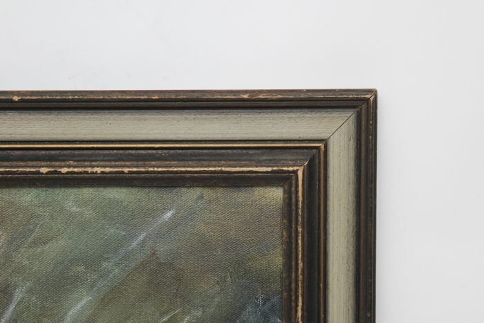 Gene Bryson Snow Scene Painting