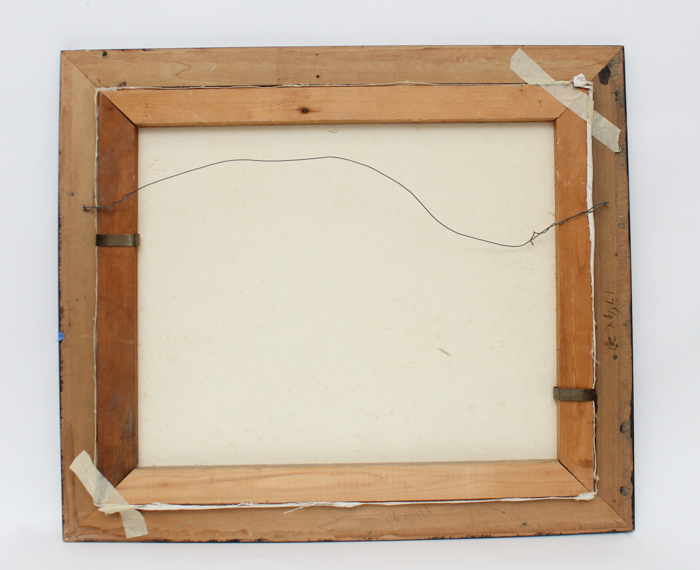 Gene Bryson Snow Scene Painting