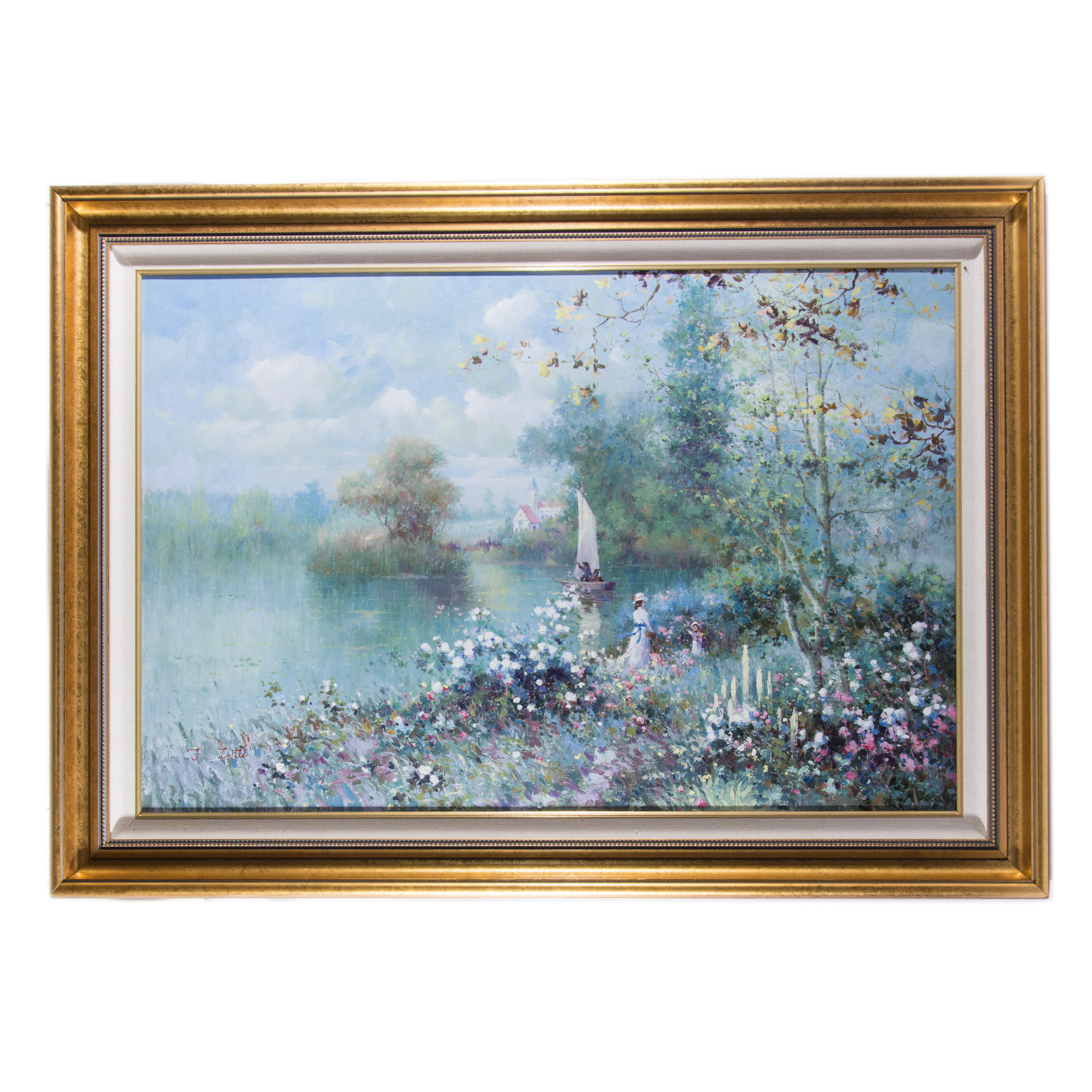 F. Lotte Original Oil on Canvas