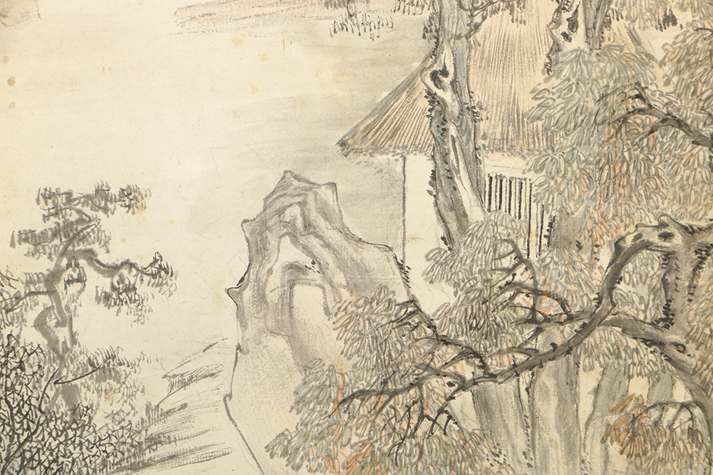 Qing Dynasty Painting of the Story of Yushun Plowing by Zhang Lingyun (张凌云)