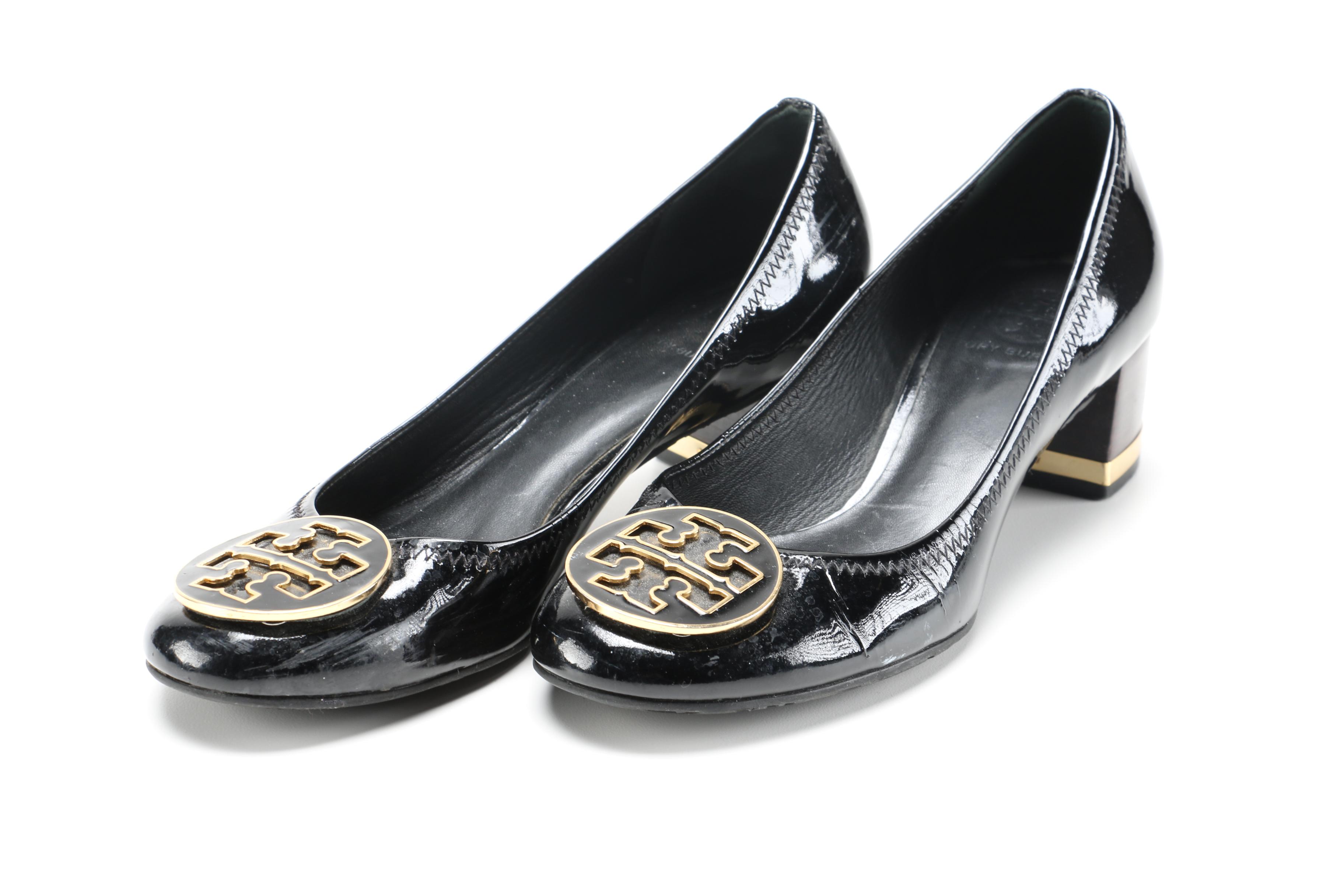 Five Pairs Of Women's Shoes Including Tory Burch and Jeffrey Campbell
