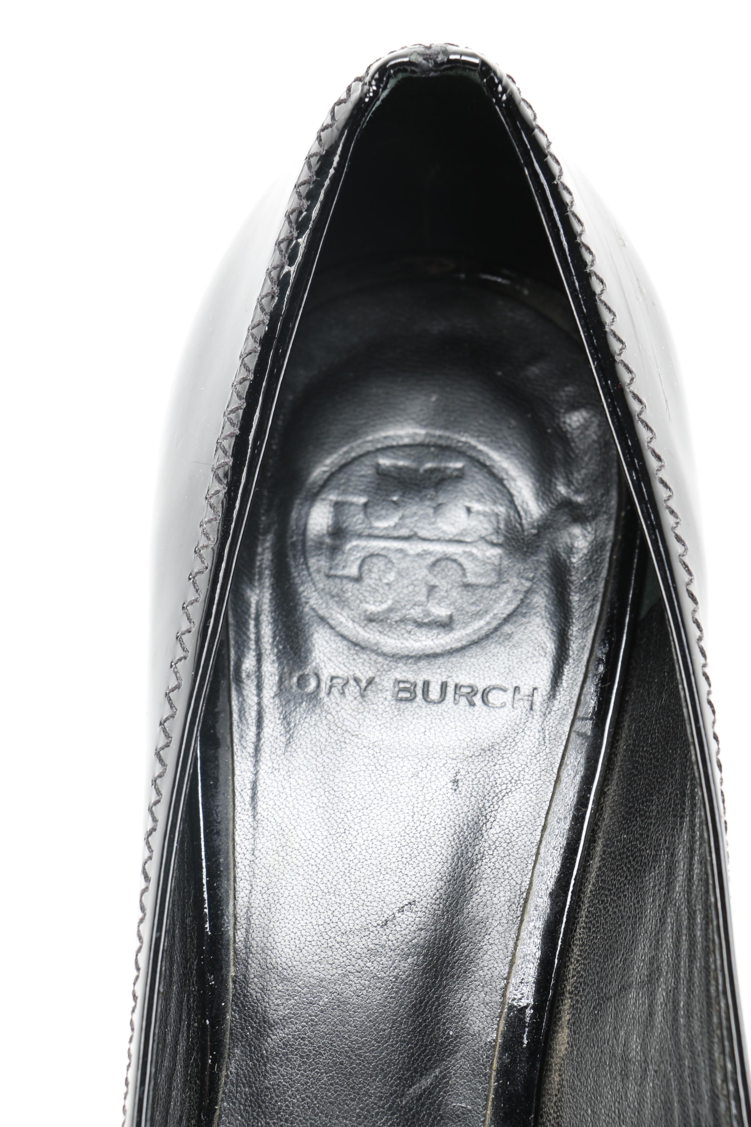 Five Pairs Of Women's Shoes Including Tory Burch and Jeffrey Campbell