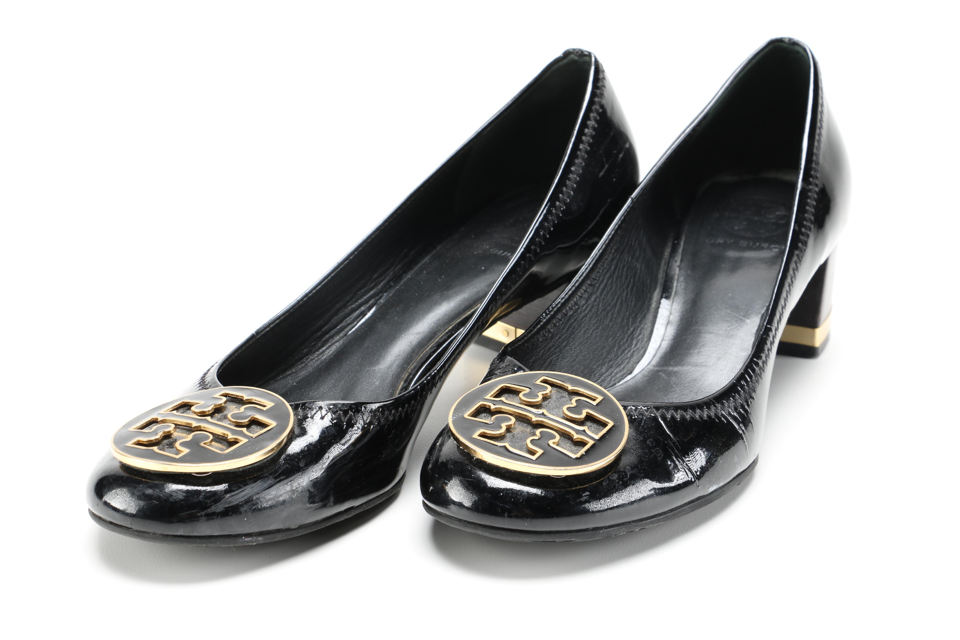 Five Pairs Of Women's Shoes Including Tory Burch and Jeffrey Campbell