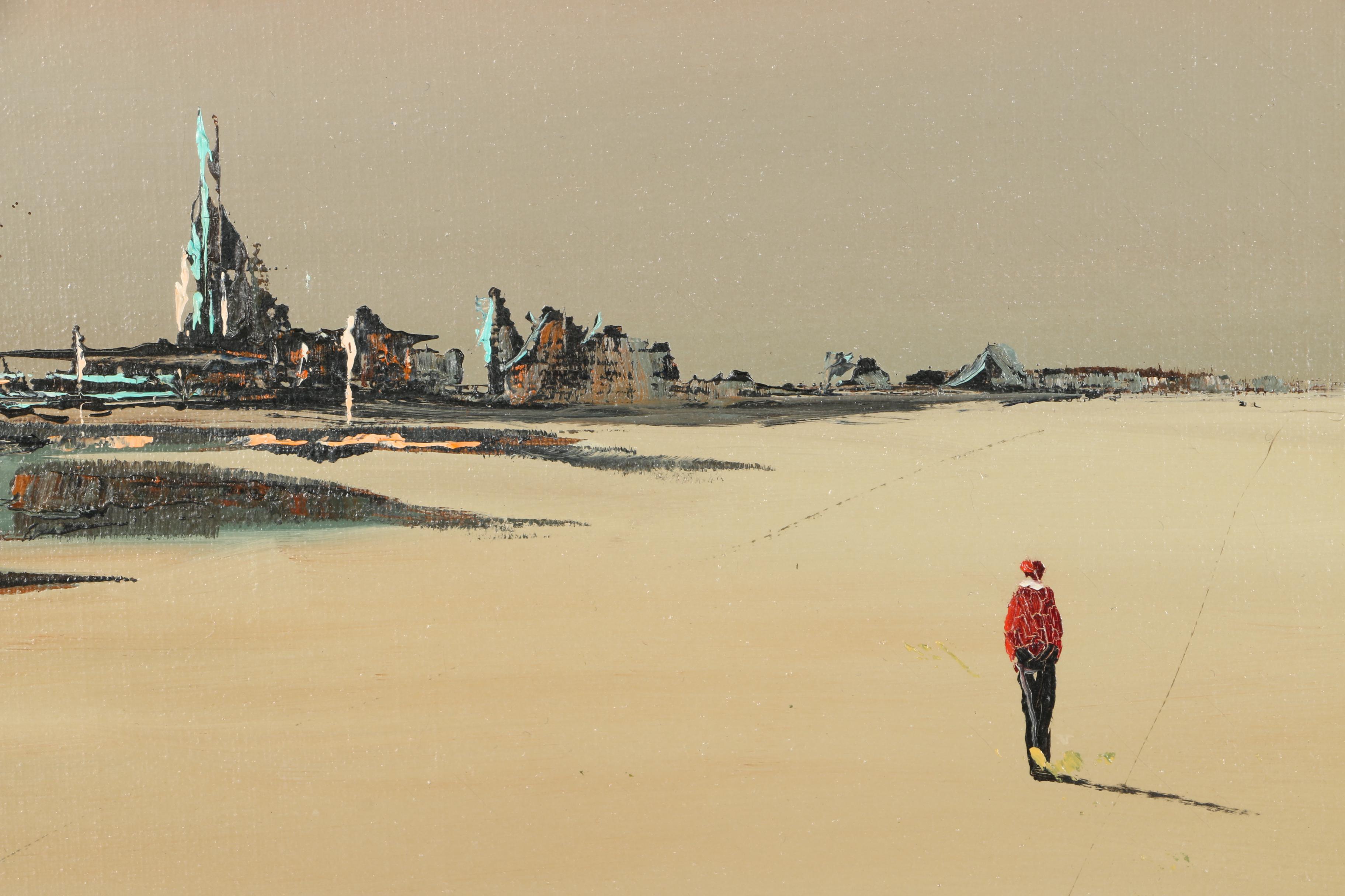 John Stancin Oil on Canvas Surrealist Painting