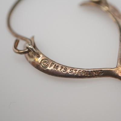 Sterling Silver Charm Bracelet and Western Themed Charms