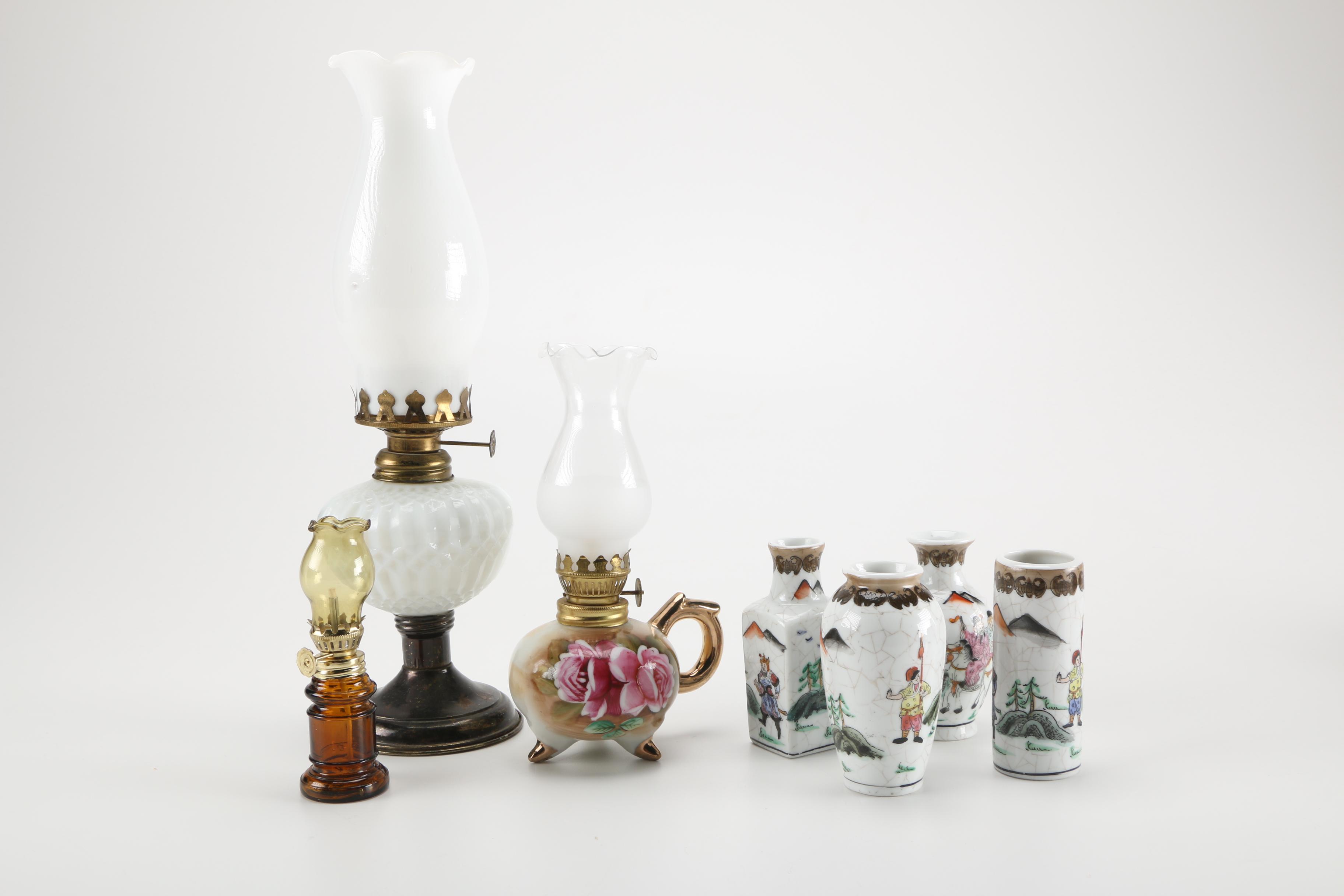 Group of Oil Lamps