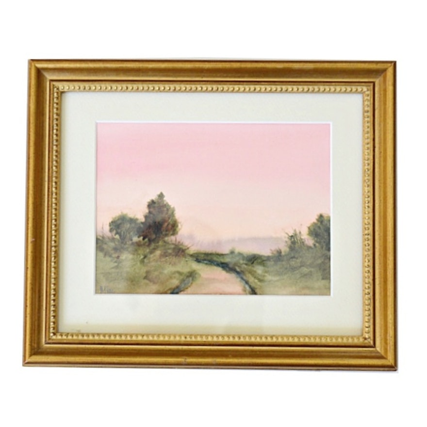 Mary Ann Kline Watercolor Landscape