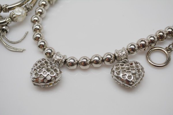 Silver Tone Bracelet and Necklace Collection
