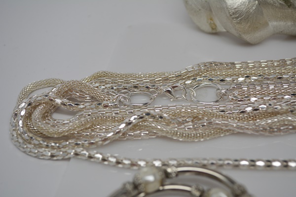 Silver Tone Bracelet and Necklace Collection