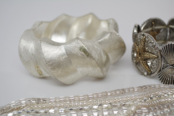 Silver Tone Bracelet and Necklace Collection