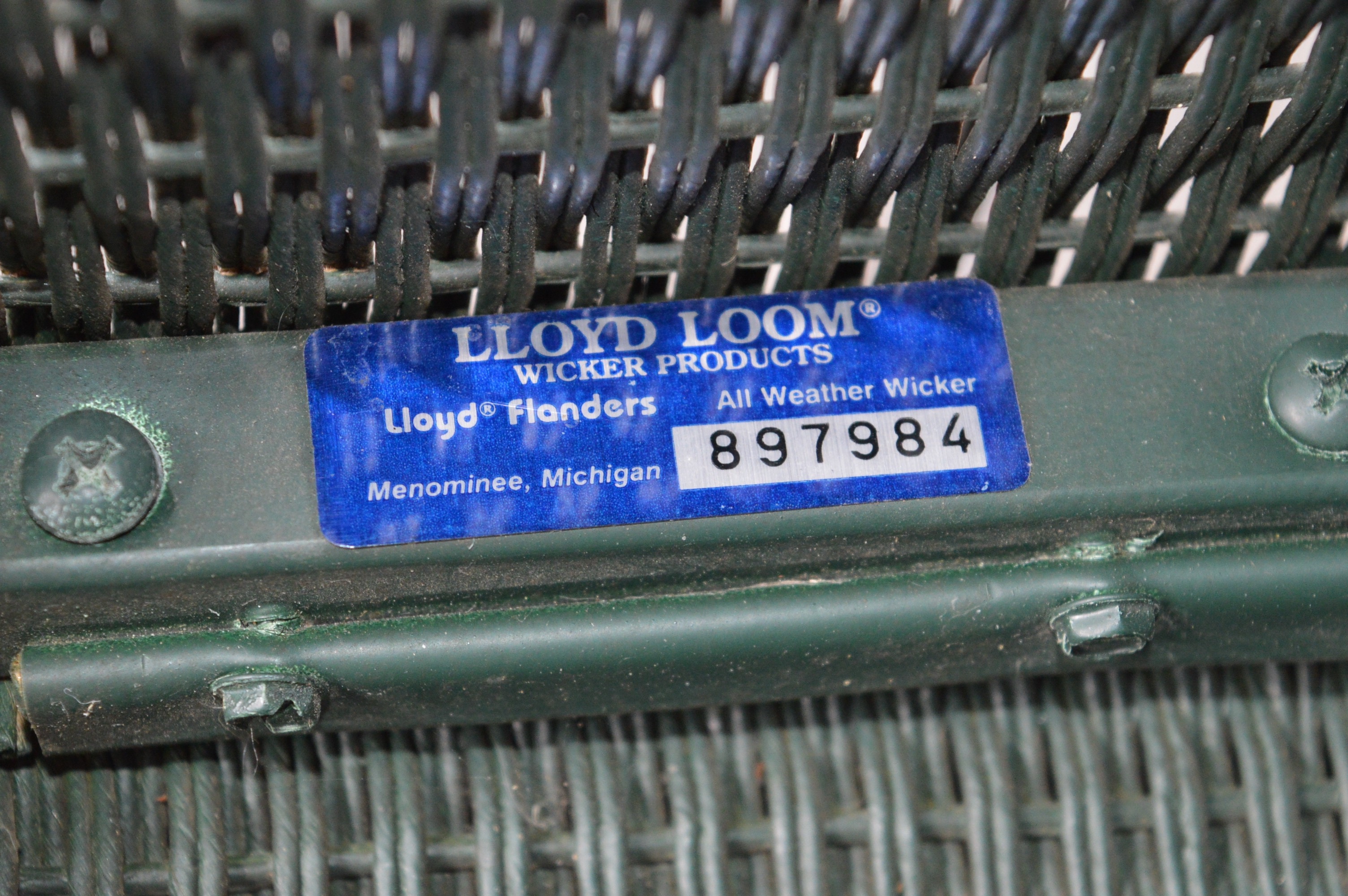 Lloyd Flanders All Weather Wicker Patio Set (4pc)