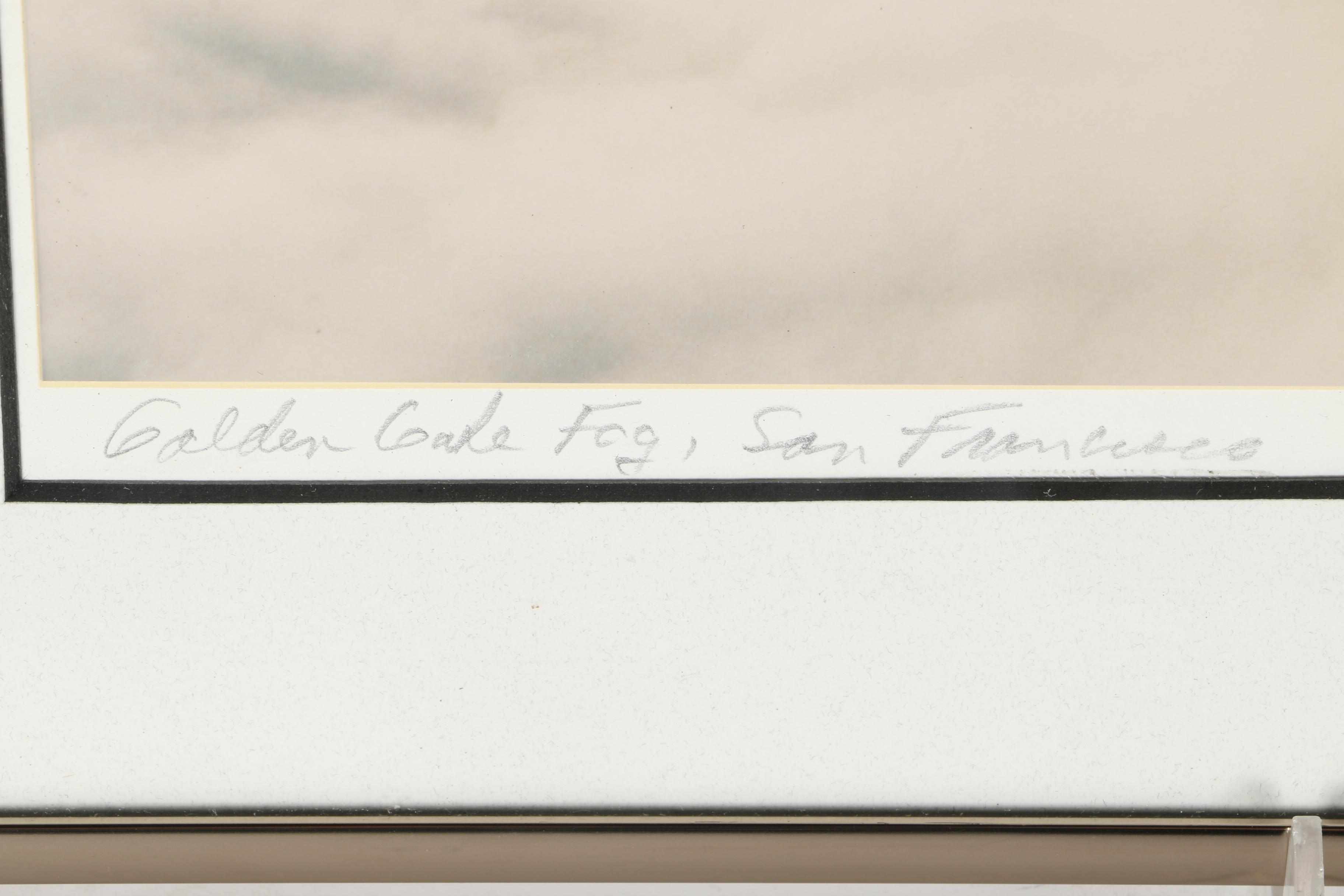 Bob Kreisel Photograph "Golden Gate Fog, San Francisco"