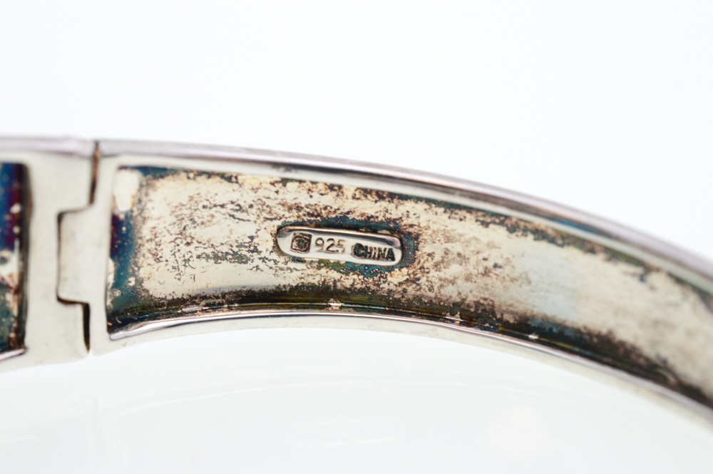 Sterling Silver Turquoise Bangle