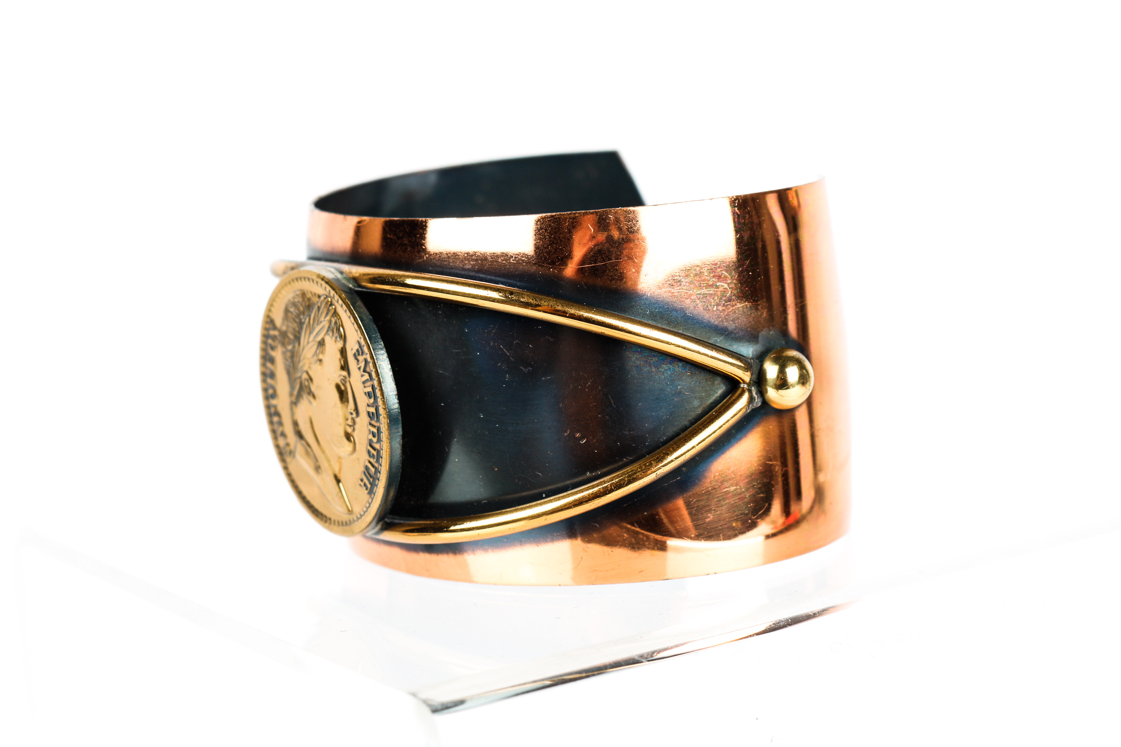 Vintage Emperor Napoleon Copper Jewelry Set