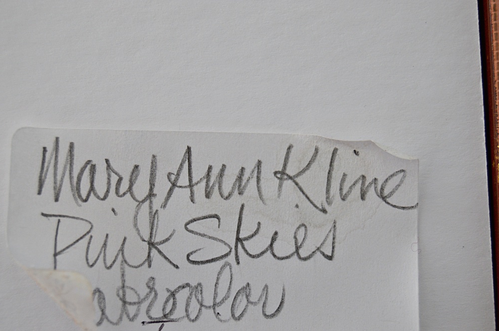 Mary Ann Kline Watercolor Landscape