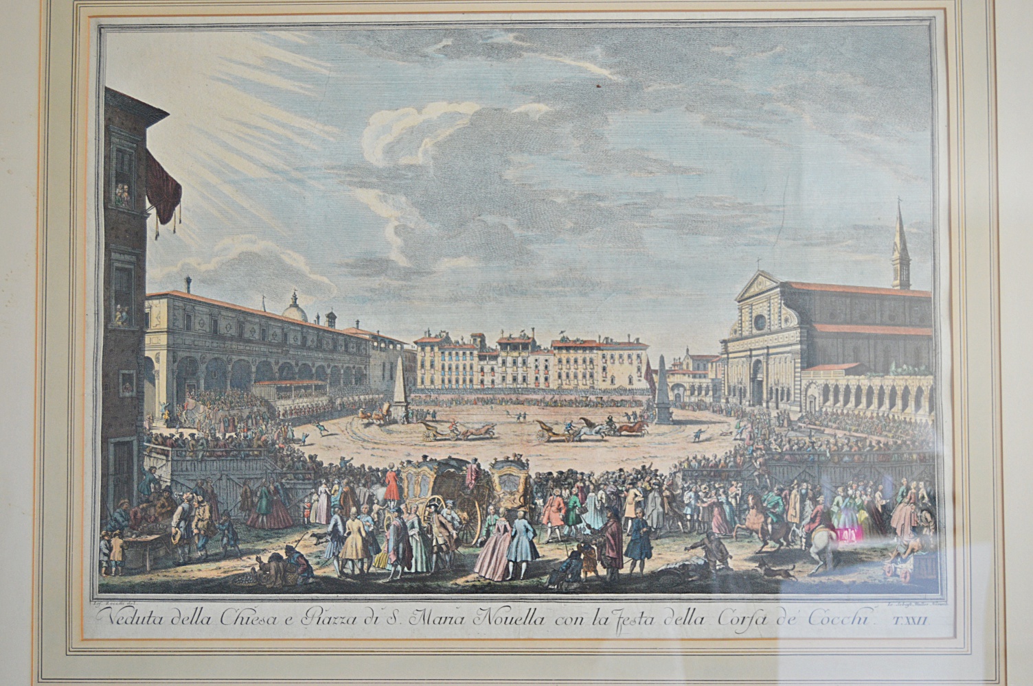 Antique Giuseppe Zocchi Engraving