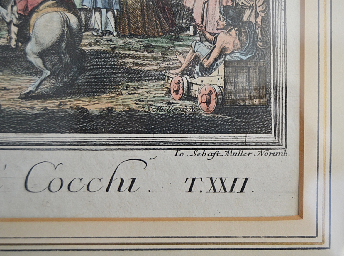 Antique Giuseppe Zocchi Engraving