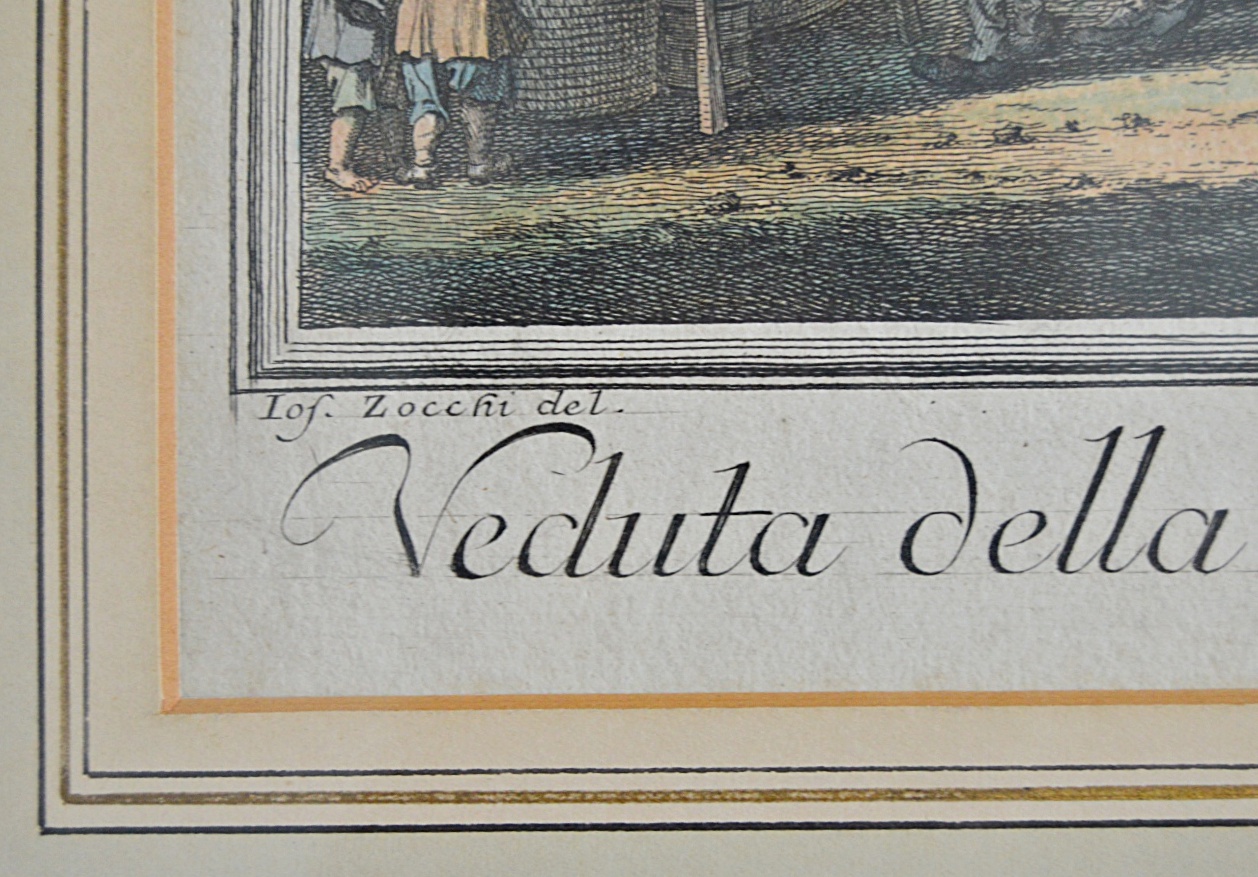 Antique Giuseppe Zocchi Engraving
