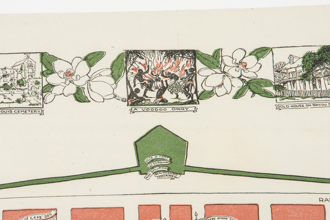 Vintage Map of New Orleans in 1928