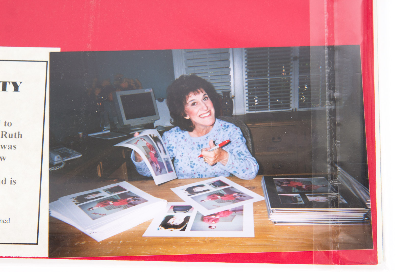 Ruth Buzzi Signed "Laugh-In" Theme Lithograph