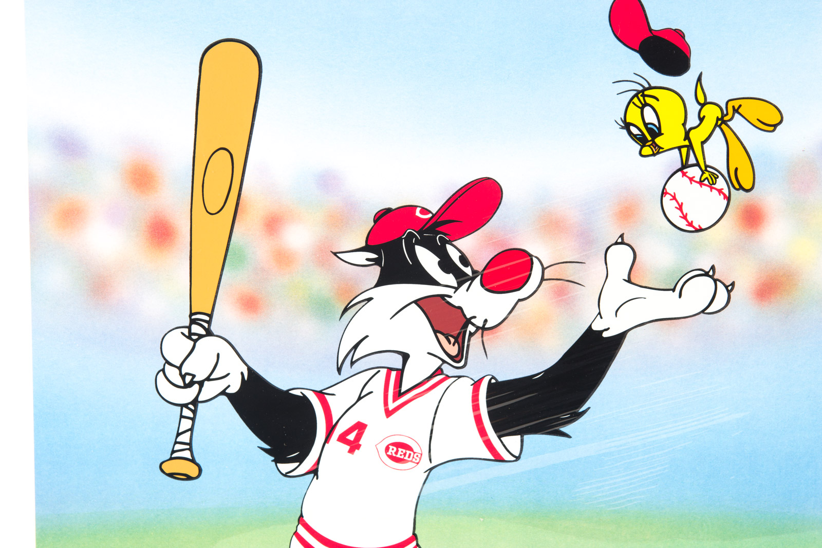 Charles McKimson Signed "Keep Your Eye on the Tweety" Cincinnati Reds Lithoserigraph