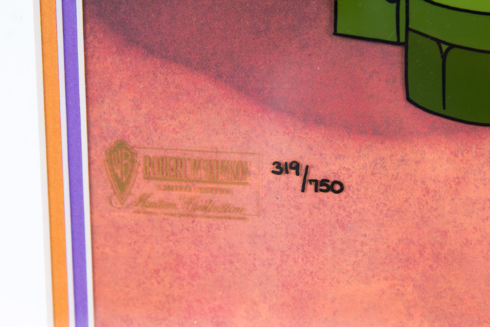 Hand Inked and Painted "Gorilla My Dreams" Animation Cel with Facsimile Robert McKimson Signature