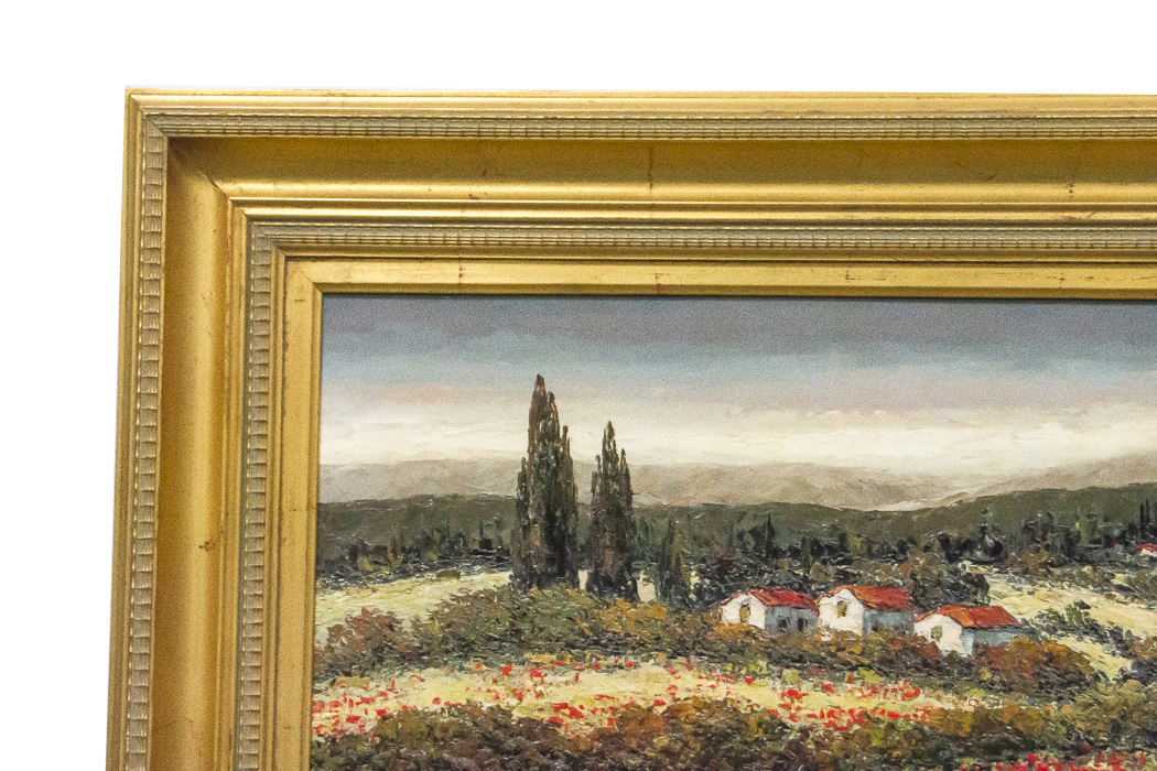 K. Paul Poppy Field Oil Painting