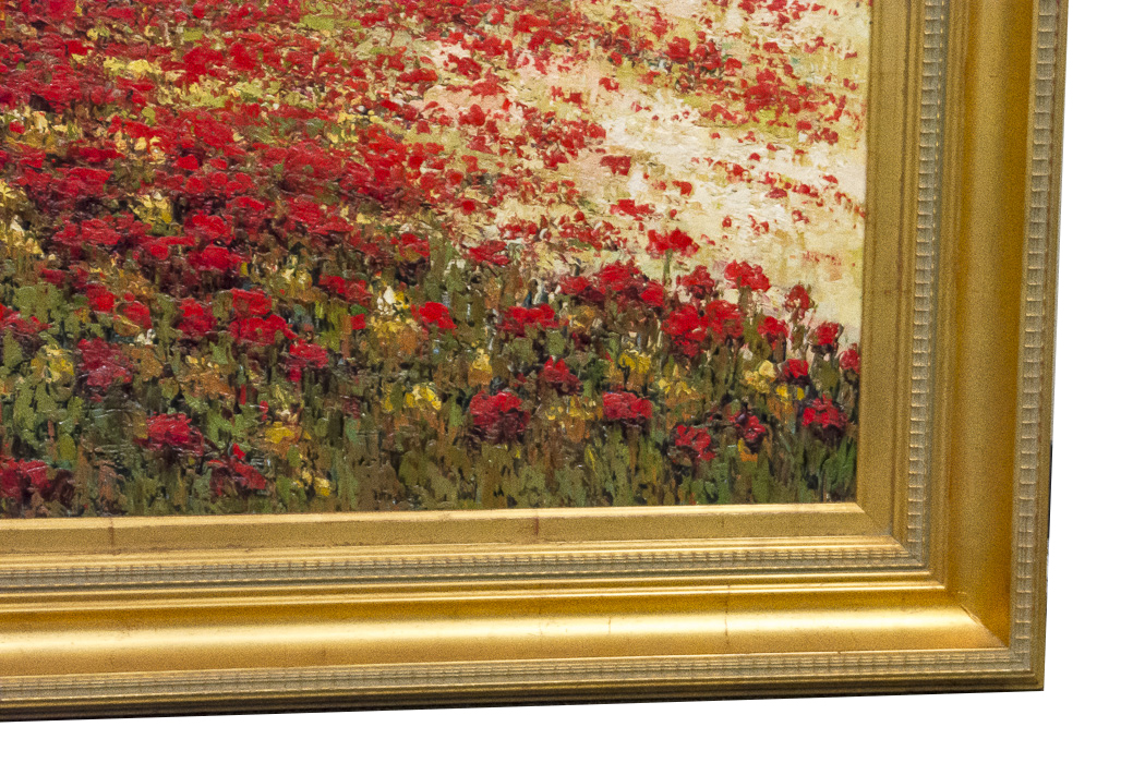K. Paul Poppy Field Oil Painting