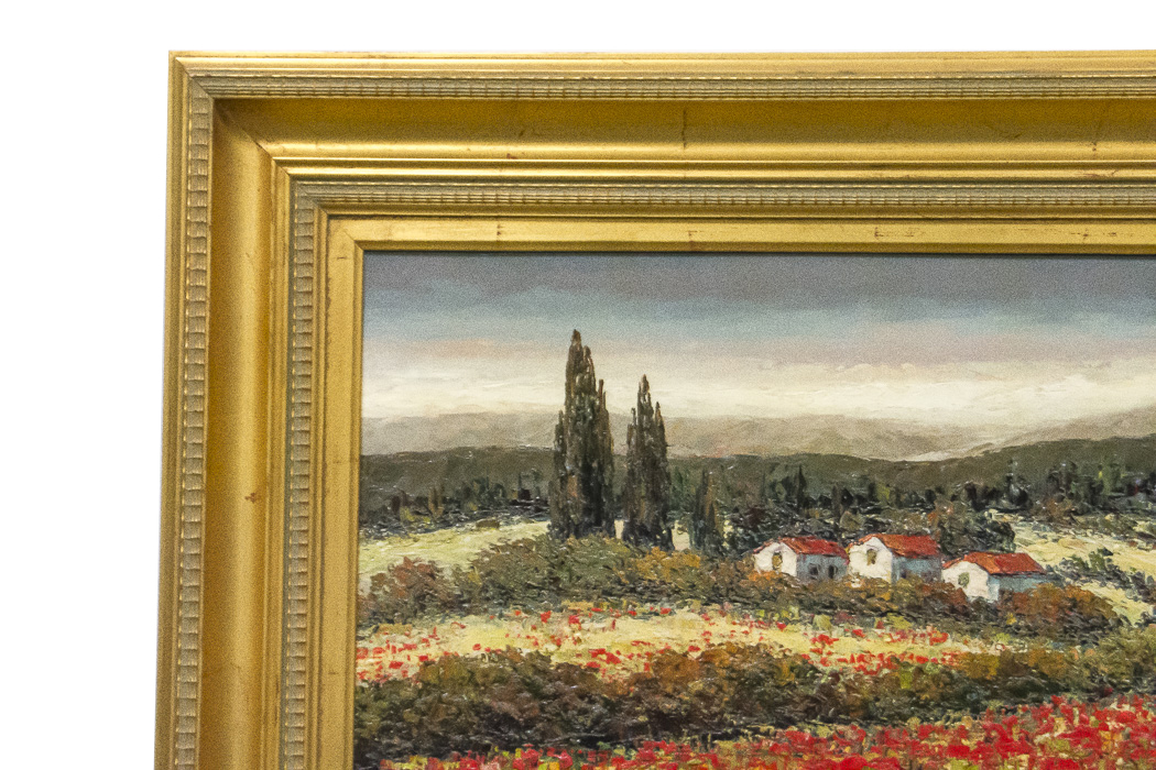 K. Paul Poppy Field Oil Painting