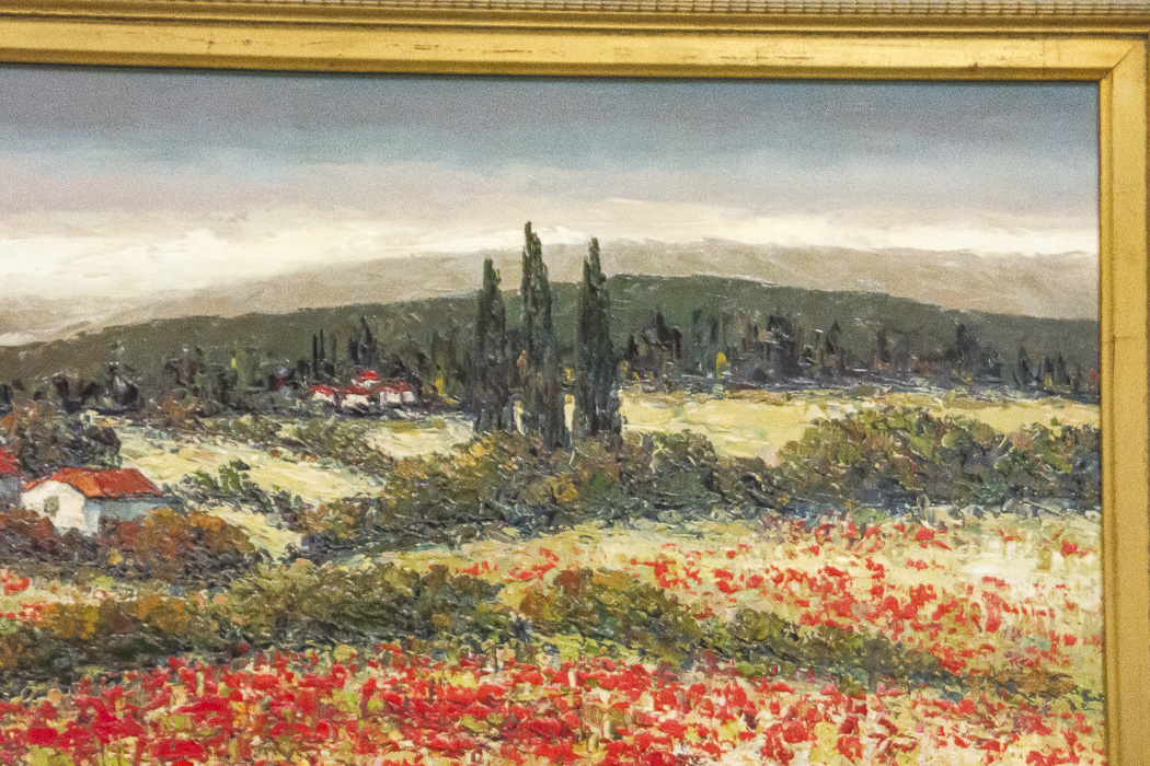 K. Paul Poppy Field Oil Painting