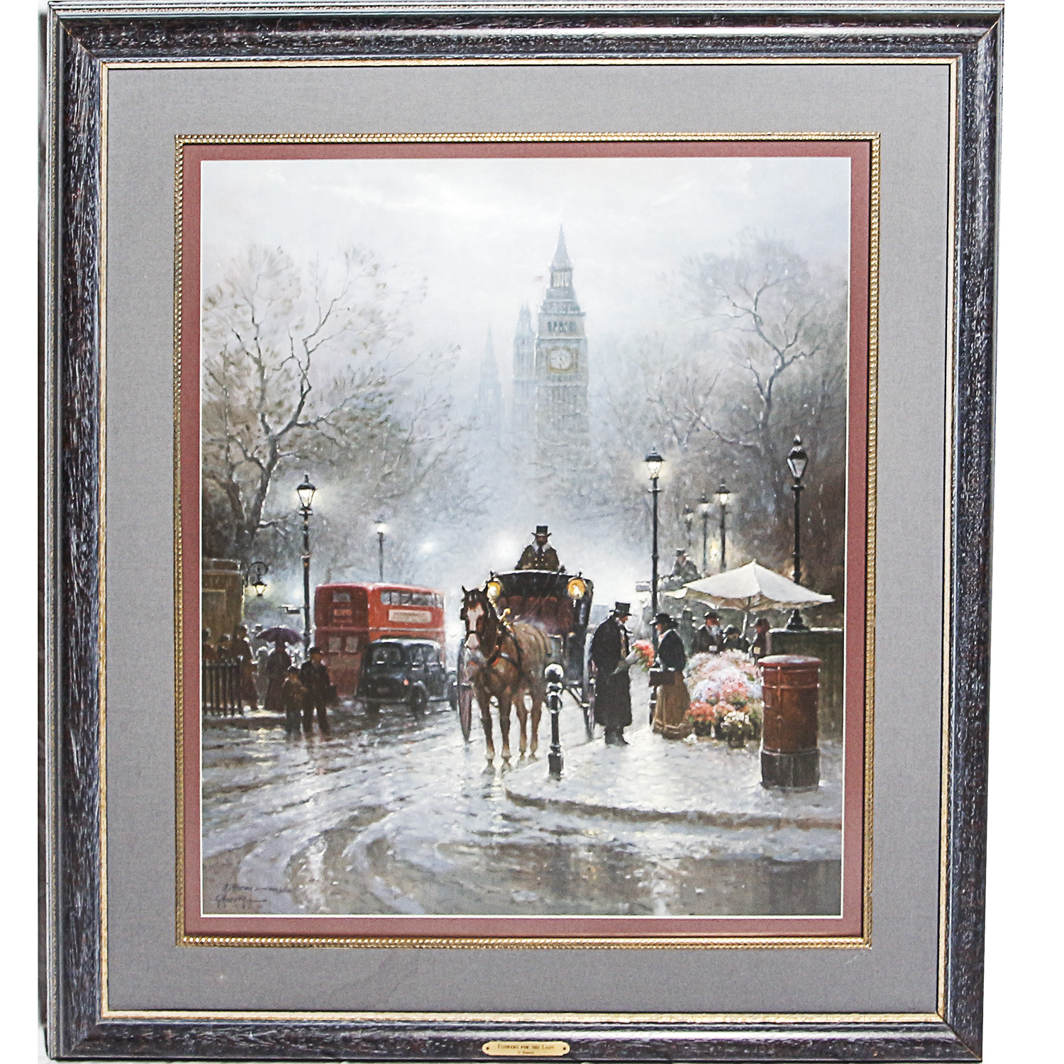 Framed Print "Flowers for the Lady" by G. Harvey