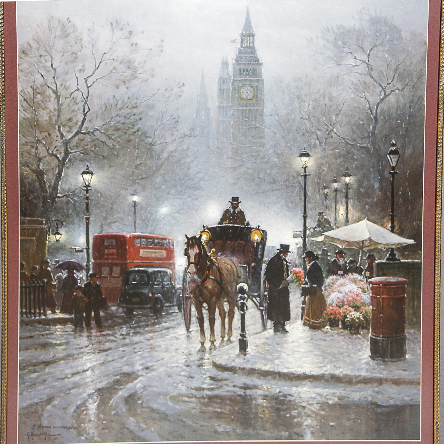 Framed Print "Flowers for the Lady" by G. Harvey