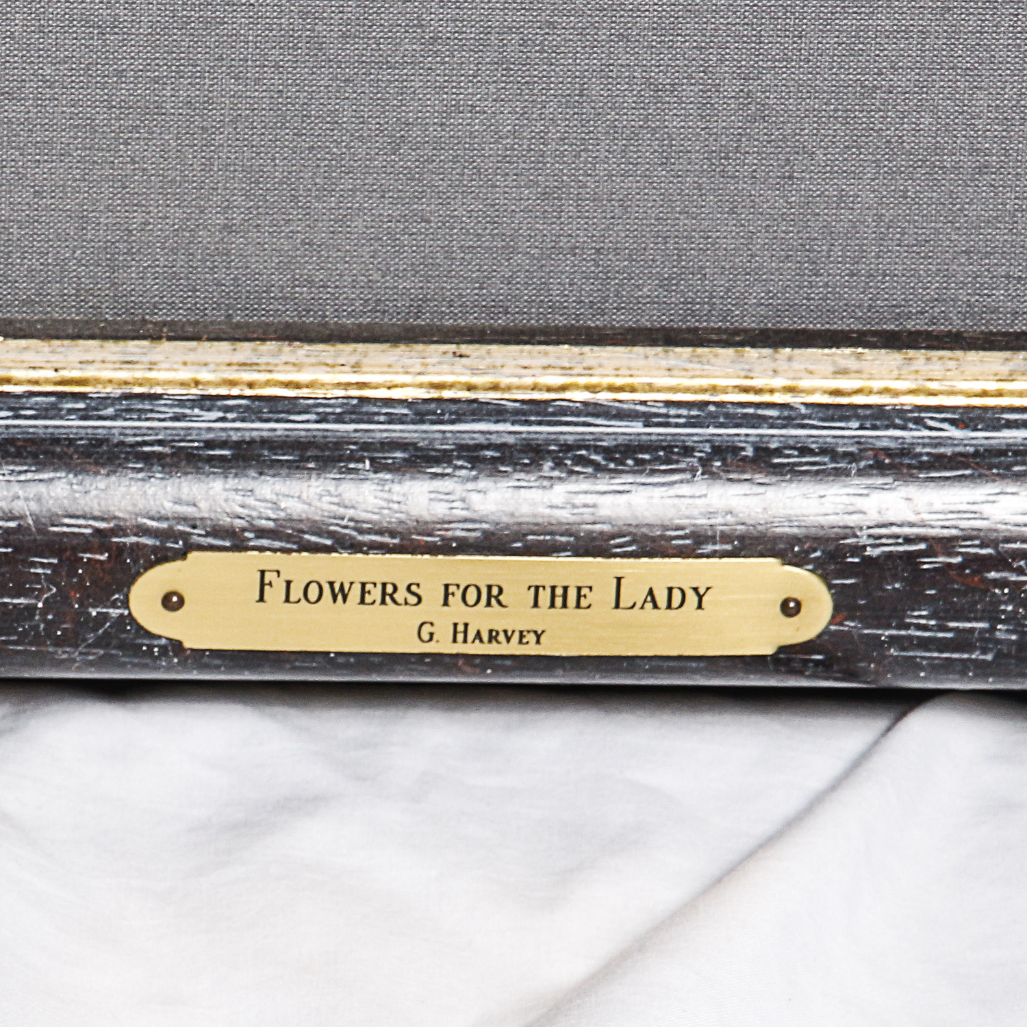 Framed Print "Flowers for the Lady" by G. Harvey