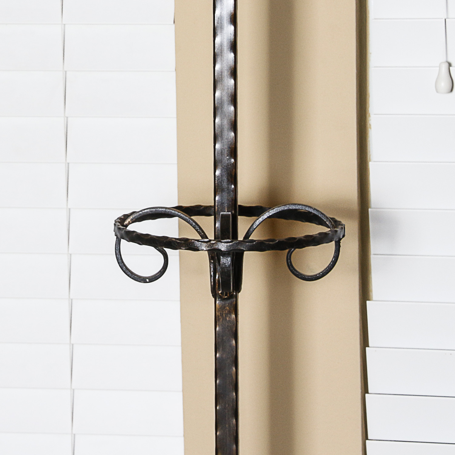 6 1/2 Foot Iron Coat Rack