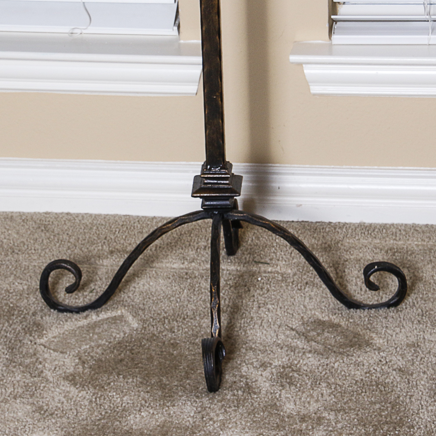 6 1/2 Foot Iron Coat Rack