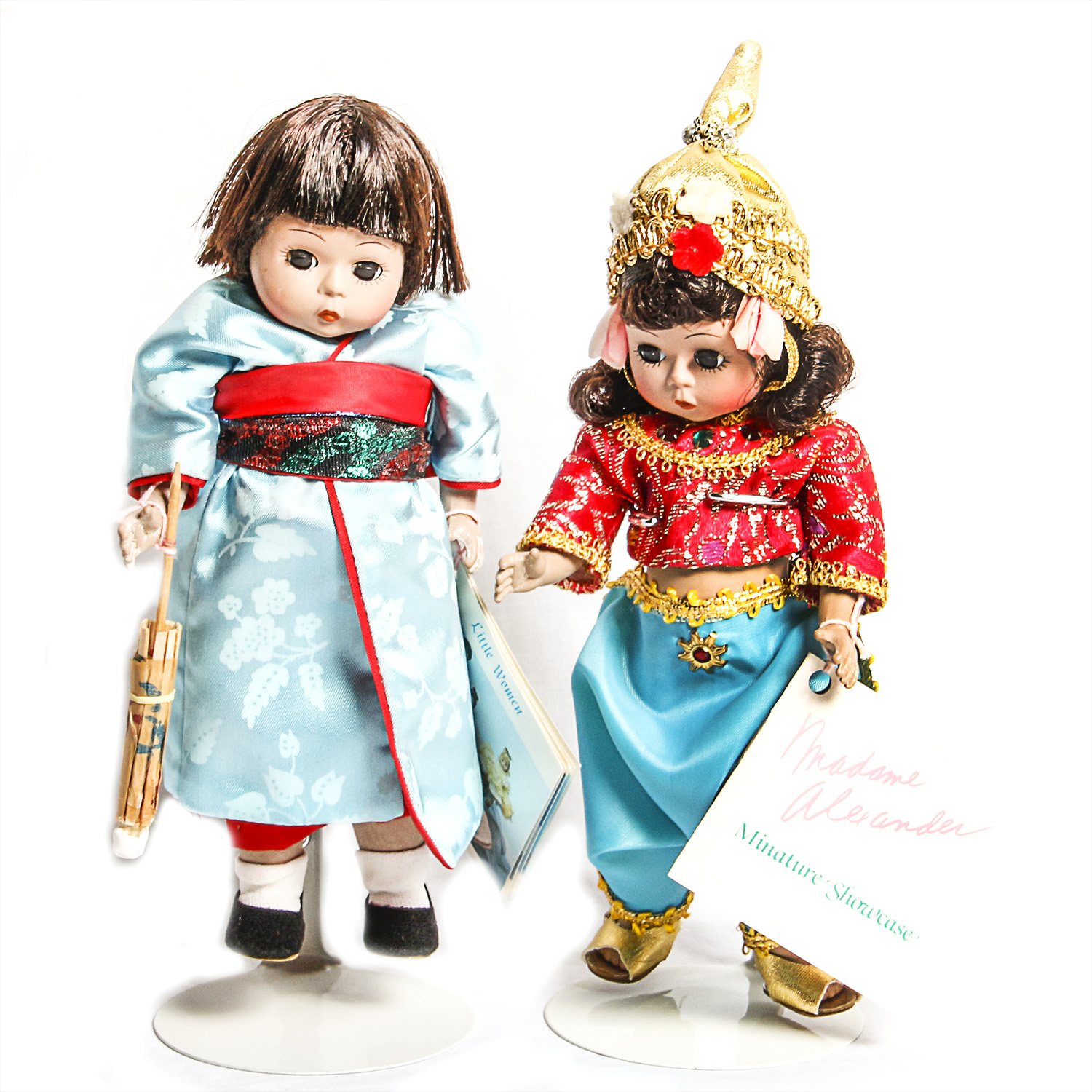 Pair of Madame Alexander International Series Dolls