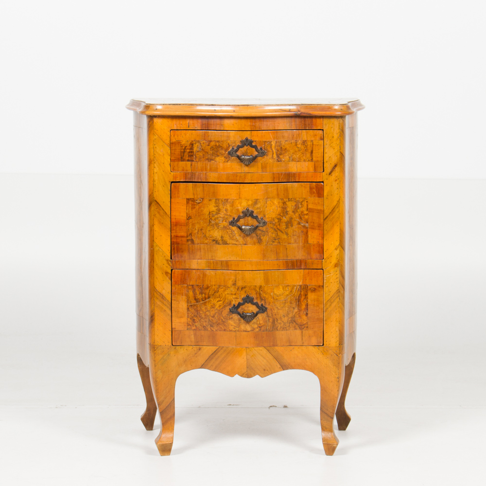 20th Century Louis XV Style Three-Drawer Commode Stand
