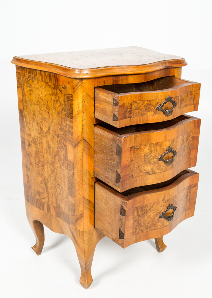 20th Century Louis XV Style Three-Drawer Commode Stand
