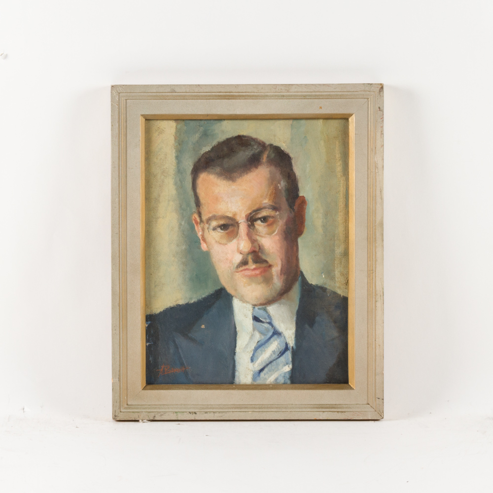 Alice Burch Oil on Canvas Portrait