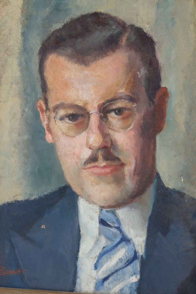 Alice Burch Oil on Canvas Portrait