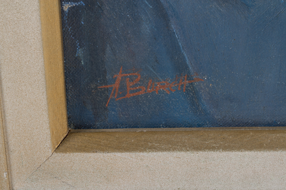 Alice Burch Oil on Canvas Portrait