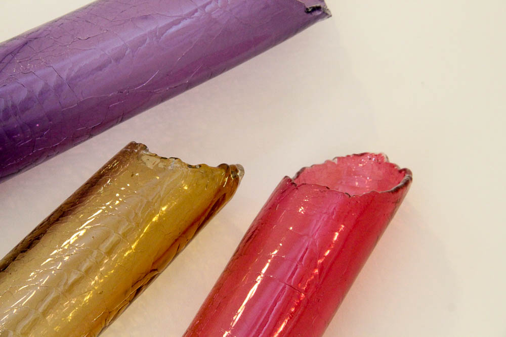 Drew Smith Art Glass Wall Sculpture "Floating Colors"