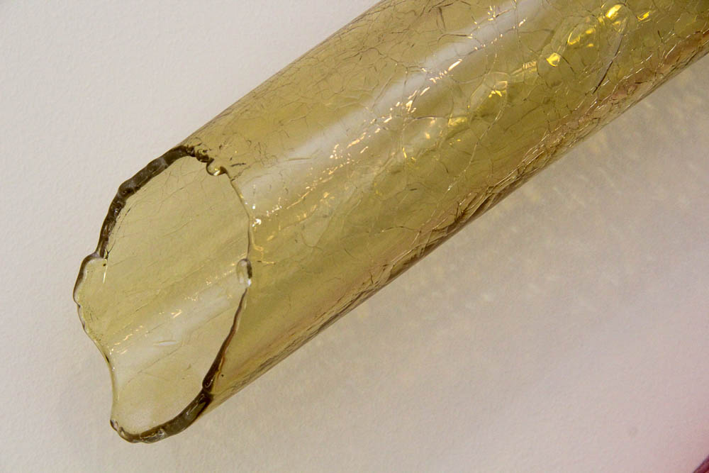 Drew Smith Art Glass Wall Sculpture "Floating Colors"