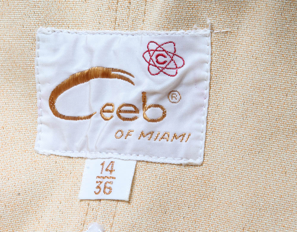 1950's Gold Beauty Pageant Costume