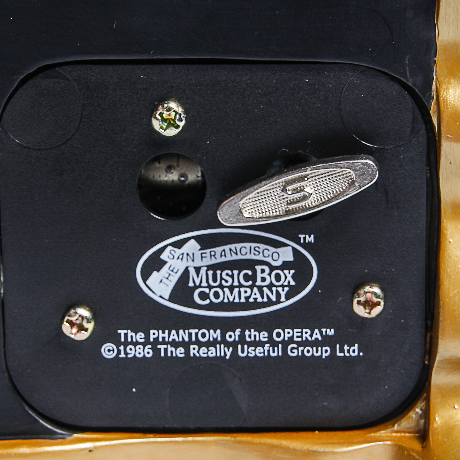 Three Music Boxes Inspired by the Musical Phantom of the Opera