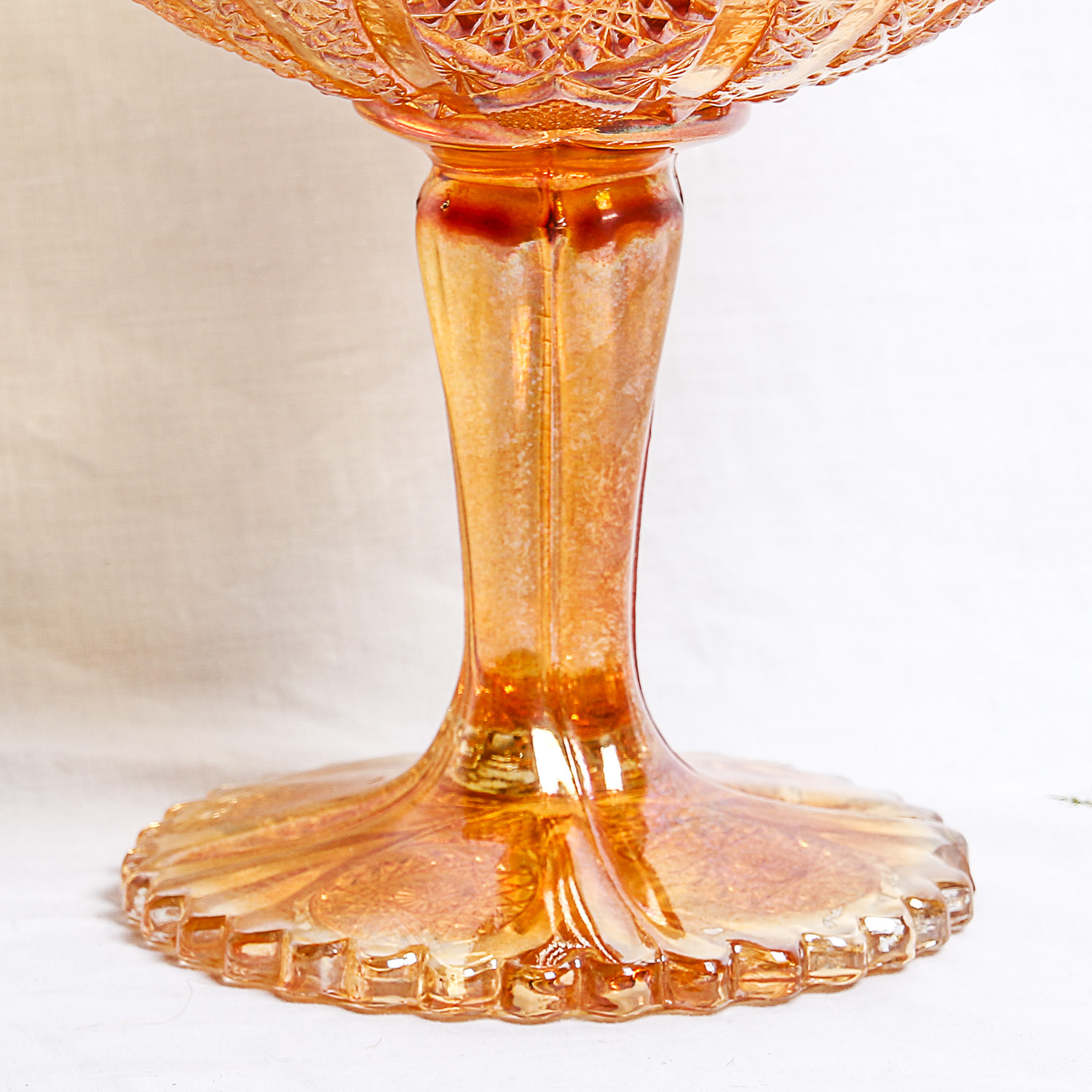 Vintage Marigold Carnival Glass