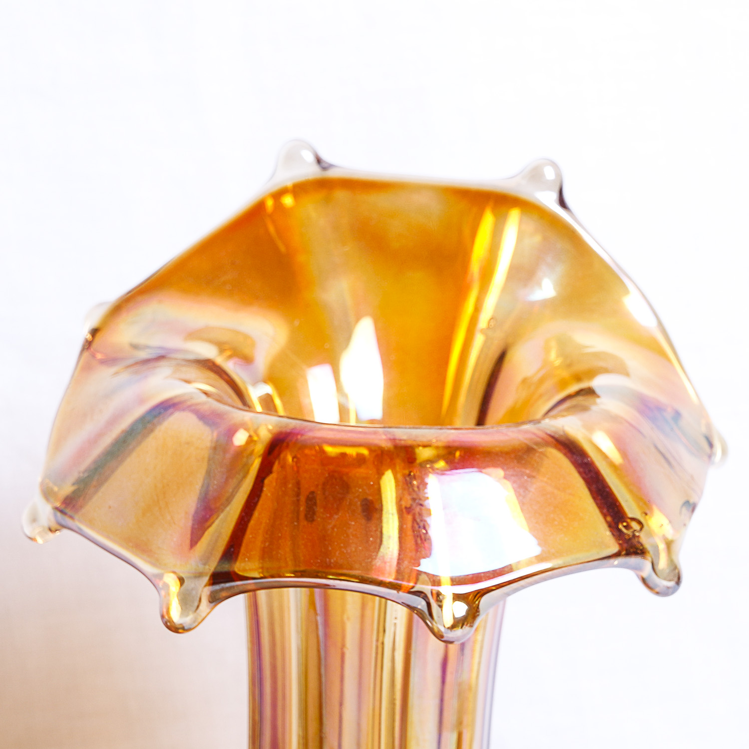 Vintage Marigold Carnival Glass