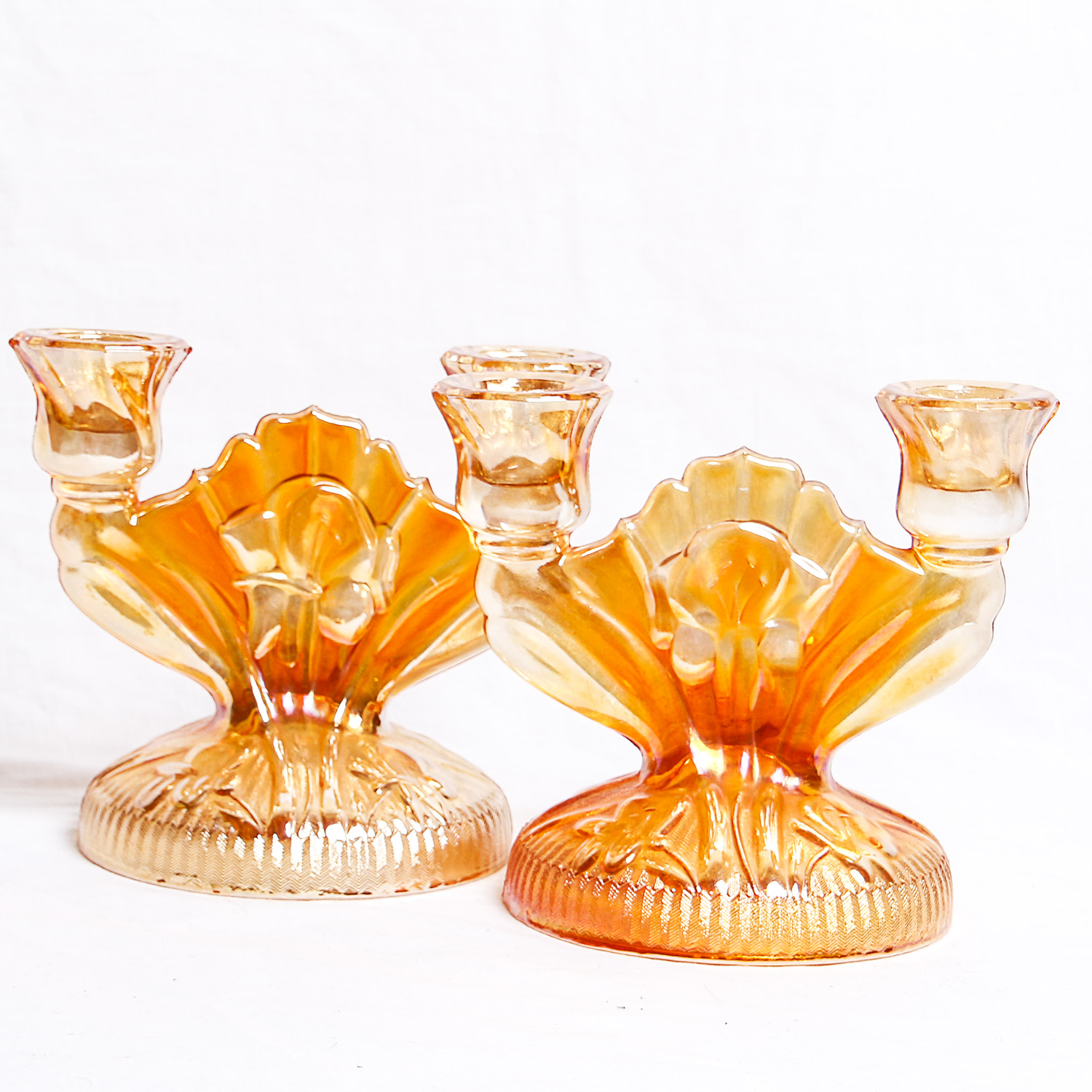 Vintage Marigold Carnival Glass