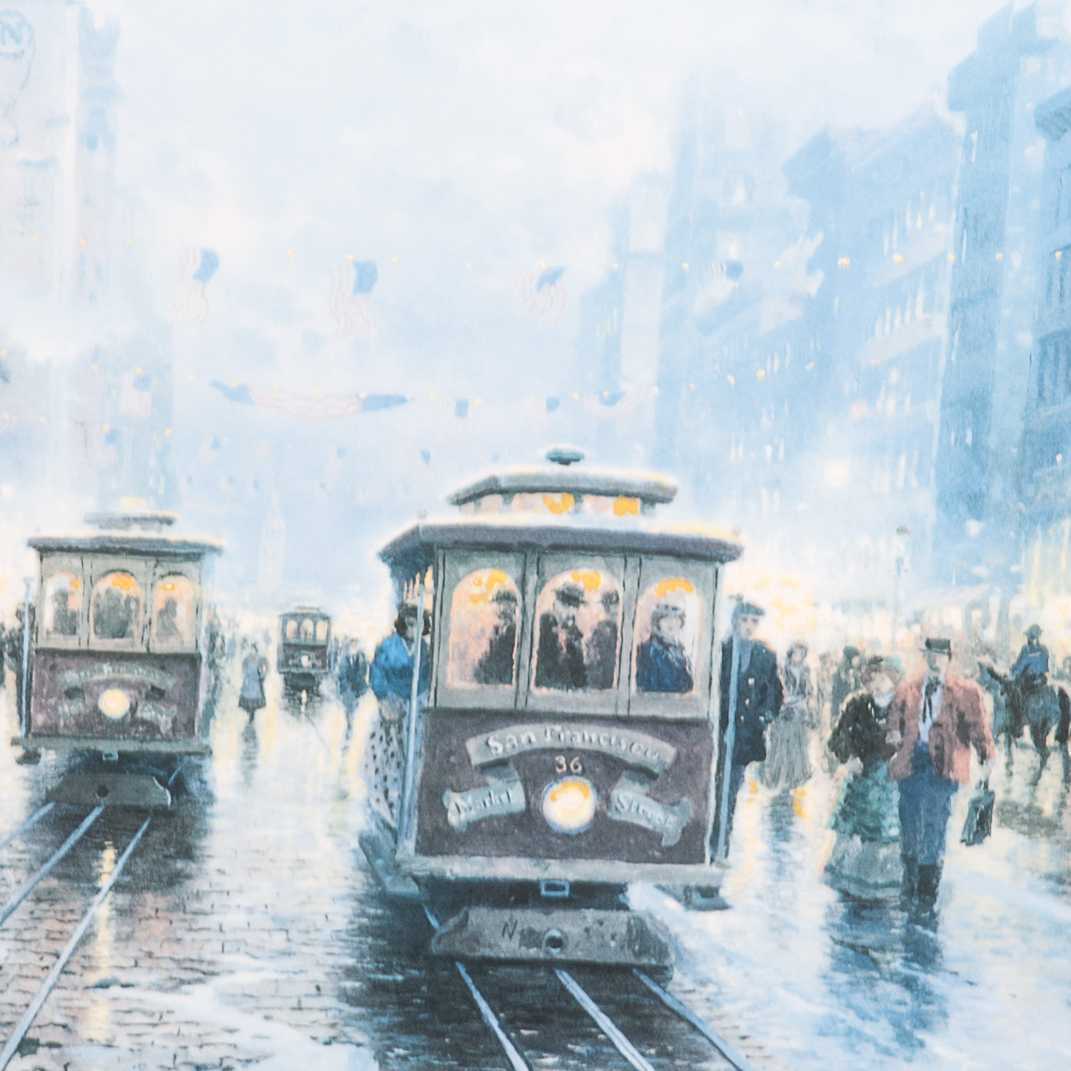 Limited Edition Thomas Kinkade "San Francisco, Market Street" Print